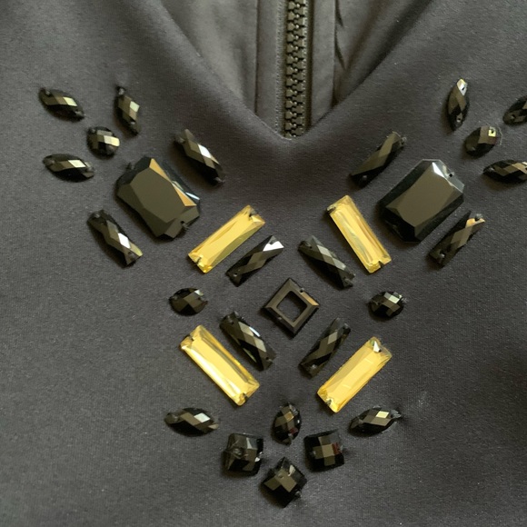 Pink Tartan cap sleeve black dress - Picture 9 of 9